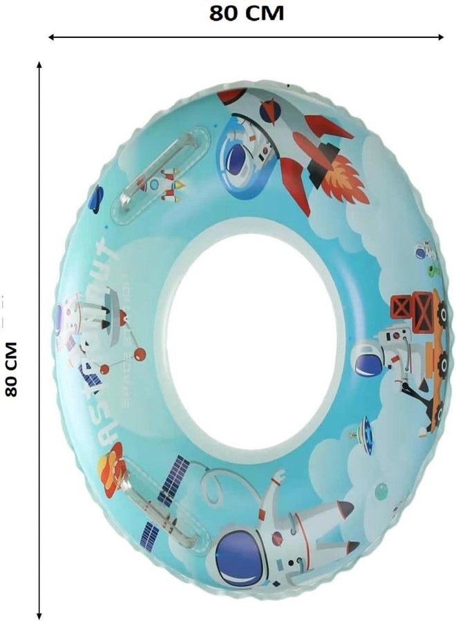 Drofail عوامة سباحة قابلة للنفخ من دروفيل، عوامة تعليمية للسباحة للبنات والأولاد، ألعاب مائية صيفية ممتعة، من عمر سنتين إلى 8 سنوات، تصميم عشوائي - (80 سم) - Image 2